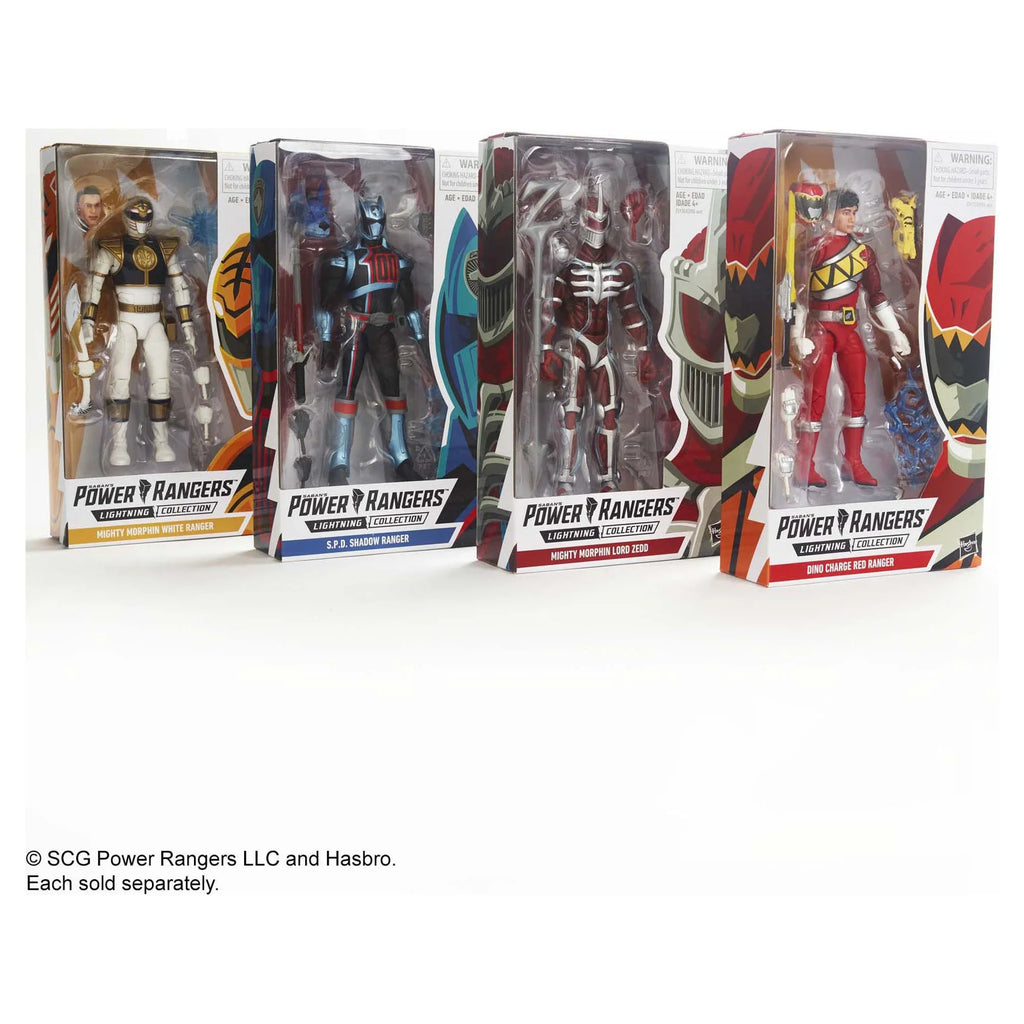Ranger Figure 6-inch Power Lightning Collection White Morphin Mighty Rangers