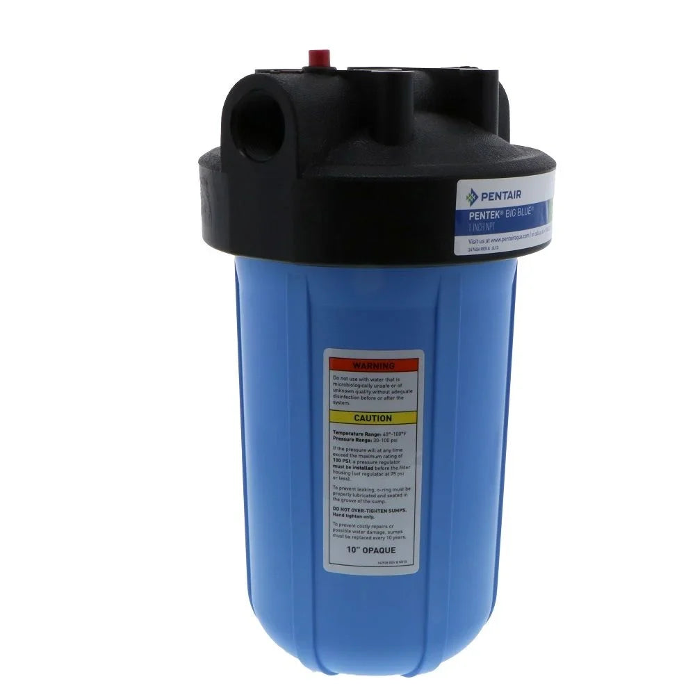 150239-75 1/2" Filter Pentair/Pentek Housing,13 1/2" H,7 Dia,Blue